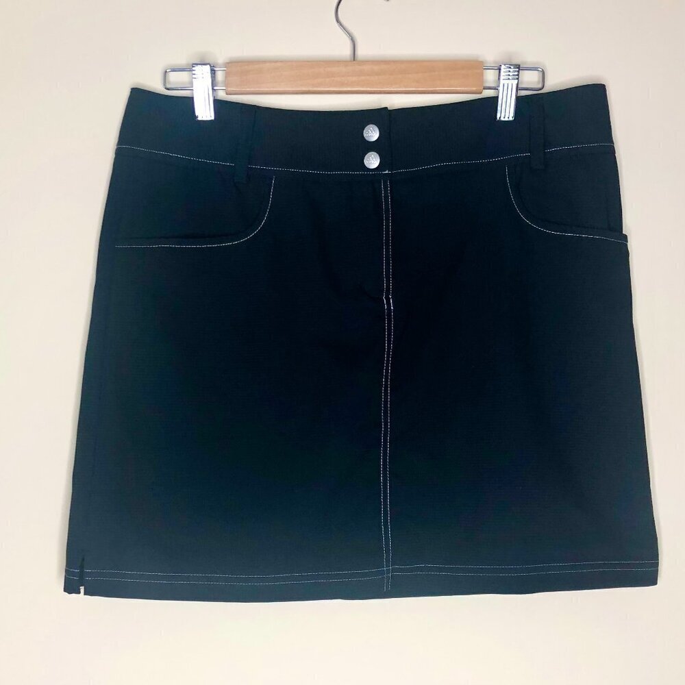 Adidas ClimaCool Golf Skort, Black, Size 10